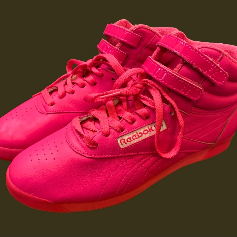 Reebok 25th Anniversary Hot Pink High Tops